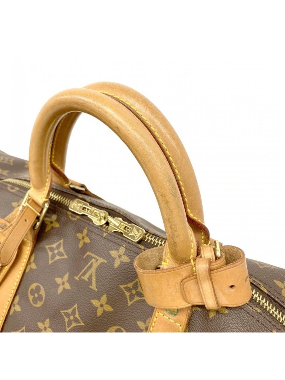 ★SOLD★ Louis Vuitton Boston Bag Monogram Keepall 60 Brown - Picture 10 of 10